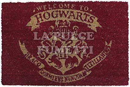 HARRY POTTER: DOOR MAT - WELCOME TO HOGWARTS ZERBINO 40X60